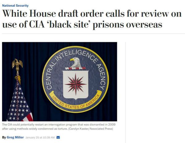 WaPo's Headline on CIA Black Sites WaPo's Headline on CIA Black Sites - Sputnik International