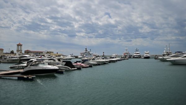 Yachts in the Sochi port. Yachts in the Sochi port. - Sputnik International