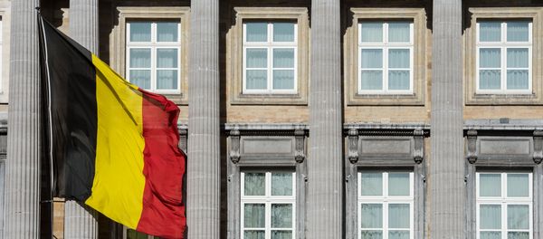 The Belgian flag flies outside the Belgian federal parliament in Brussels. (File) The Belgian flag flies outside the Belgian federal parliament in Brussels. (File) - Sputnik International