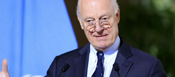 U.N. mediator for Syria Staffan de Mistura attends a news conference after a meeting at the United Nations in Geneva, Switzerland, January 12, 2017 U.N. mediator for Syria Staffan de Mistura attends a news conference after a meeting at the United Nations in Geneva, Switzerland, January 12, 2017 - Sputnik International