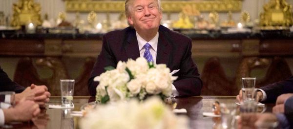 US President Donald Trump during a reception with Congressional leaders on January 23, 2017 at the White House in Washington, DC. US President Donald Trump during a reception with Congressional leaders on January 23, 2017 at the White House in Washington, DC. - Sputnik International