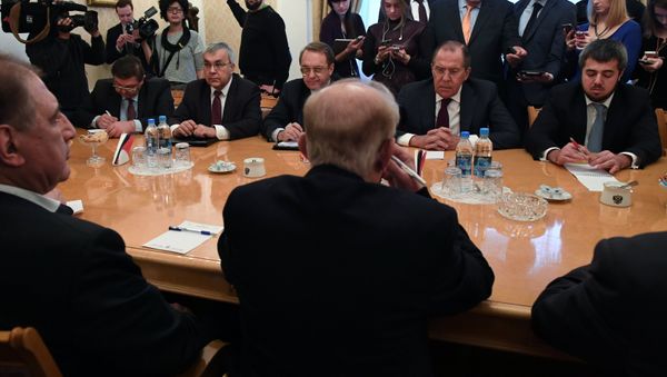 Foreign Minister Sergei Lavrov's meeting with Syrian opposition - Sputnik International