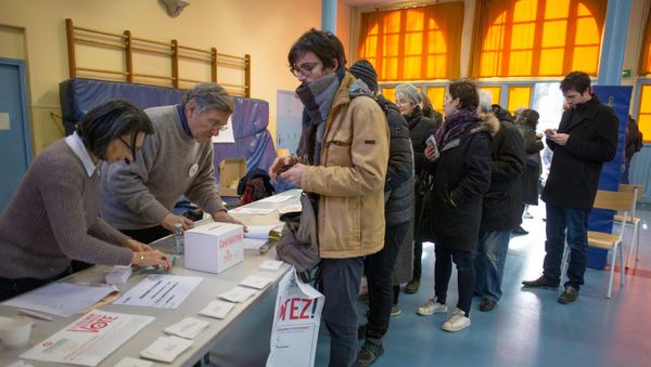 First round of Socialist presidential primary in France - Sputnik International