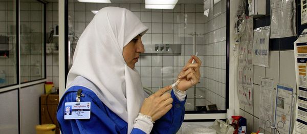 A nurse wearing a hijab (File) A nurse wearing a hijab (File) - Sputnik International