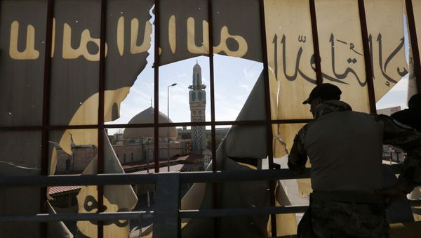 Iraqi Special Operations Forces (ISOF) gather during an operation to clear the al-Zirai district of Islamic State militants in Mosul, Iraq, 18 January 2017 - Sputnik International