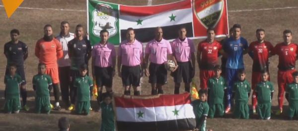 Aleppo Football Match - Sputnik International