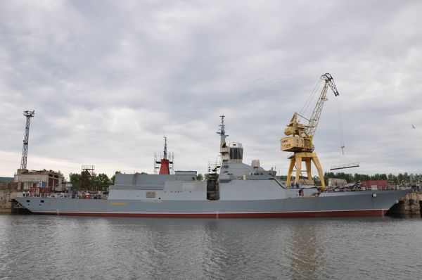 Profile view of the Sovershenny, expected to be delivered to the Pacific Fleet in the near future. - Sputnik International