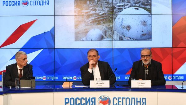 Representatives of Syrian opposition hold news conference - Sputnik International