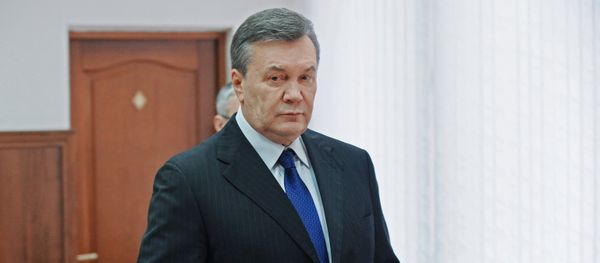 Viktor Yanukovych testifies via video link during trial into February 2014 unrest in Kiev Viktor Yanukovych testifies via video link during trial into February 2014 unrest in Kiev - Sputnik International