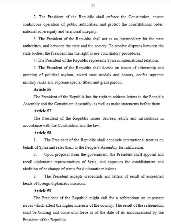 Syrian Constitution, Page 25 - Sputnik International