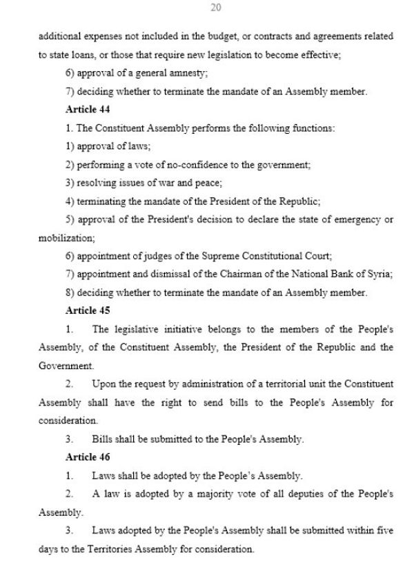 Syrian Constitution, Page 20 - Sputnik International