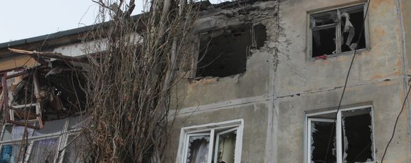 Donetsk after shelling - Sputnik International