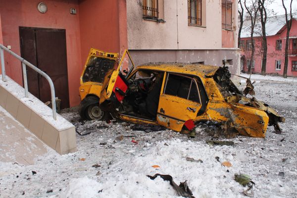 Donetsk after shelling - Sputnik International