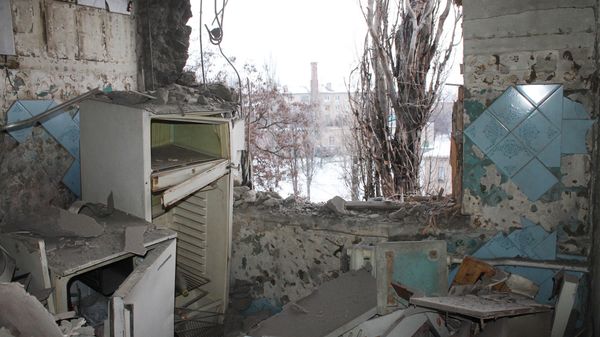 Donetsk after shelling - Sputnik International