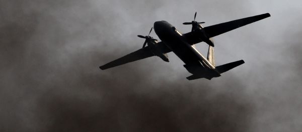A Ukrainian military transport plane came under fire on Wednesday while conducting a training flight over the Black Sea, Ukrainian Defense Minister Stepan Poltorak said A Ukrainian military transport plane came under fire on Wednesday while conducting a training flight over the Black Sea, Ukrainian Defense Minister Stepan Poltorak said - Sputnik International