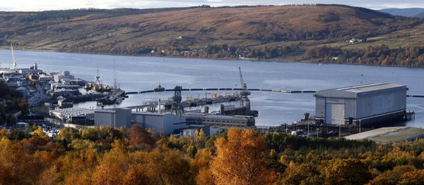 A picture shows a general view of HM Naval Base Clyde in Scotland A picture shows a general view of HM Naval Base Clyde in Scotland - Sputnik International