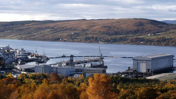 A picture shows a general view of HM Naval Base Clyde in Scotland A picture shows a general view of HM Naval Base Clyde in Scotland - Sputnik International