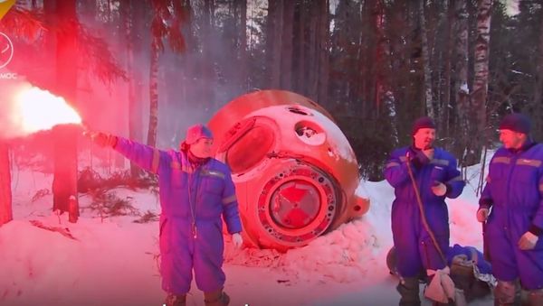 Russian Сosmonauts Survival Training - Sputnik International