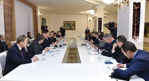Participants in a meeting of the Joint Operational Group of Russia, Turkey and Iran to control the ceasefire in Syria, held in Astana Participants in a meeting of the Joint Operational Group of Russia, Turkey and Iran to control the ceasefire in Syria, held in Astana - Sputnik International