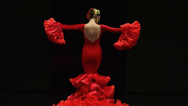 The Flamenco Flames of the International Fashion Show in Spain - Sputnik International