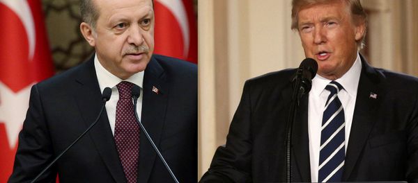 Turkish President Erdogan and US President Trump - Sputnik International
