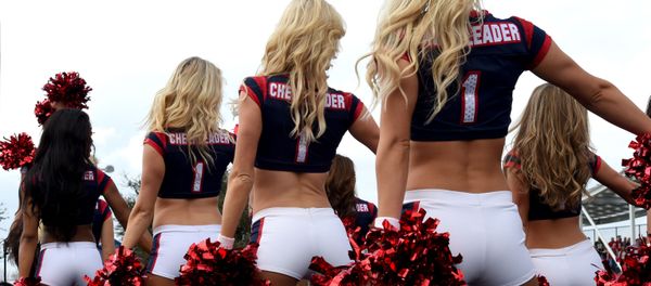 Cheerleades Houston Texans during Super Bowl in Houston, Texas Cheerleades Houston Texans during Super Bowl in Houston, Texas - Sputnik International