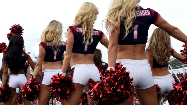 Cheerleades Houston Texans during Super Bowl in Houston, Texas Cheerleades Houston Texans during Super Bowl in Houston, Texas - Sputnik International