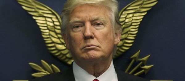U.S. President Donald Trump looks on following a swearing-in ceremony for Defense Secretary James Mattis at the Pentagon in Washington, U.S., January 27, 2017. - Sputnik International
