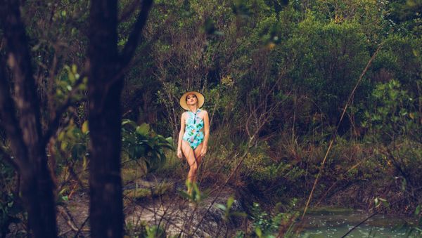 Gabrielly de Oliveira posing in the National Forest in Brasilia Gabrielly de Oliveira posing in the National Forest in Brasilia - Sputnik International