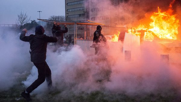 Protest against police brutality in France - Sputnik International