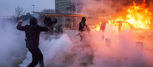 Protest against police brutality in France Protest against police brutality in France - Sputnik International