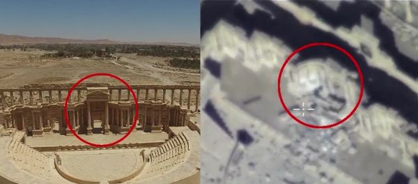 Russia’s Defense Ministry published a video evidence of Syria’s ancient Palmyra city relics devastation by Daesh. - Sputnik International