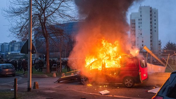 Protests against police brutality in the French town of Bobigny. file photo Protests against police brutality in the French town of Bobigny. file photo - Sputnik International