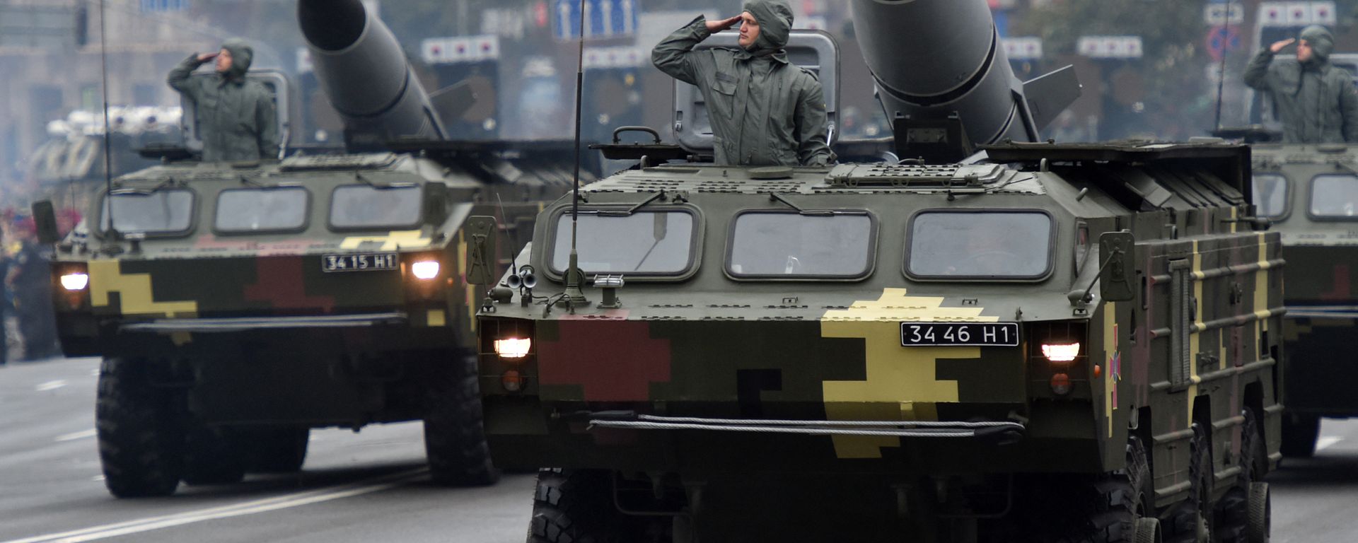 Soviet made tactical ballistic missile complexes Tochka (Point) roll during a military parade in Kiev on August 24, 2016 to celebrate Independence Day, 25 years since Ukraine gained independence from the Soviet Union Soviet made tactical ballistic missile complexes Tochka (Point) roll during a military parade in Kiev on August 24, 2016 to celebrate Independence Day, 25 years since Ukraine gained independence from the Soviet Union - Sputnik International, 1920, 04.11.2023