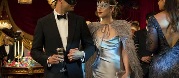 This image released by Universal Pictures shows Jamie Dornan as Christian Grey, left, and Dakota Johnson as Anastasia Steele in Fifty Shades Darker. This image released by Universal Pictures shows Jamie Dornan as Christian Grey, left, and Dakota Johnson as Anastasia Steele in Fifty Shades Darker. - Sputnik International
