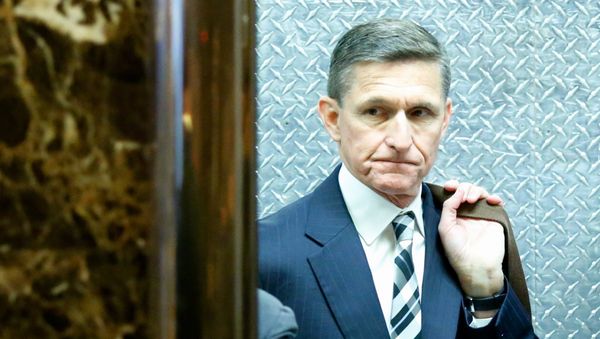 Retired Lt. Gen. Michael Flynn arrives at the Trump Tower (File) - Sputnik International