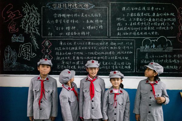 'Red Army' for Kids: Chinese Primary School Teaches Students Patriotism 'Red Army' for Kids: Chinese Primary School Teaches Students Patriotism - Sputnik International