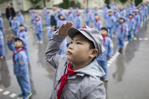 'Red Army' for Kids: Chinese Primary School Teaches Students Patriotism 'Red Army' for Kids: Chinese Primary School Teaches Students Patriotism - Sputnik International