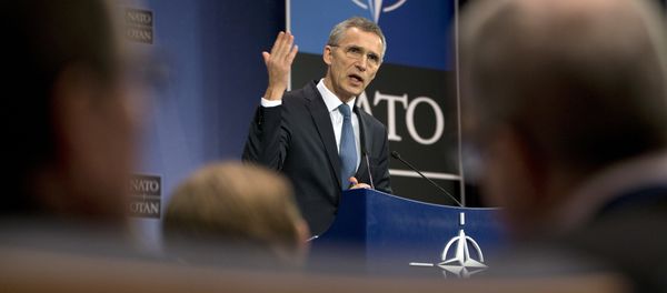 NATO Secretary General Jens Stoltenberg speaks during a media conference at NATO headquarters in Brussels on Tuesday, Feb. 14, 2017 NATO Secretary General Jens Stoltenberg speaks during a media conference at NATO headquarters in Brussels on Tuesday, Feb. 14, 2017 - Sputnik International