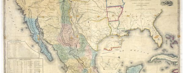 Mapa de los Estados Unidos de Méjico by John Distrunell, the 1847 map used during the negotiations - Sputnik International