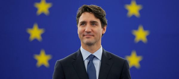 Canada's Prime Minister Justin Trudeau arrives to adress the European Parliament in Strasbourg, France, February 16, 2017. - Sputnik International