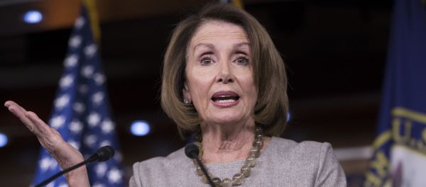House Minority Leader Nancy Pelosi of Calif. speaks during a news conference on Capitol Hill in Washington - Sputnik International