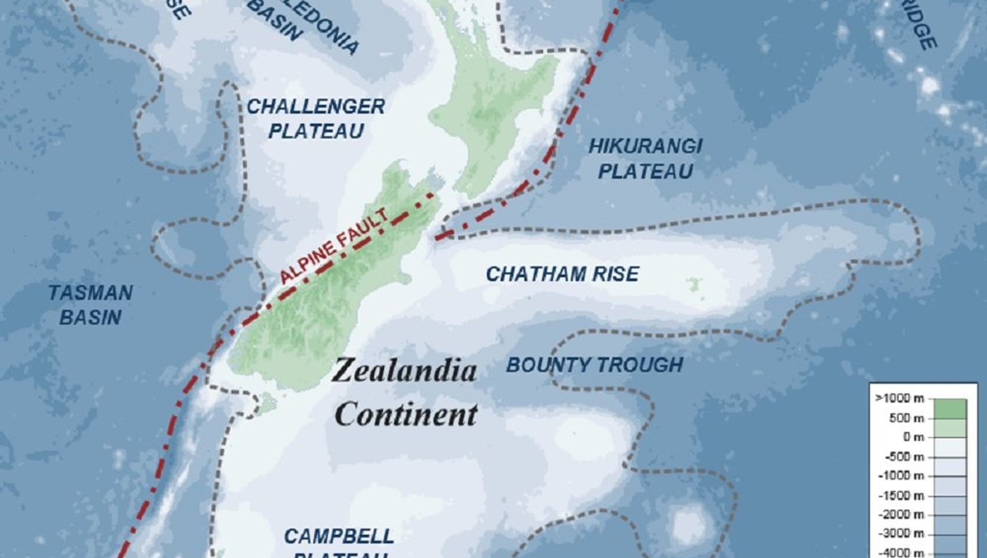 Map of southern part of Zealandia Map of southern part of Zealandia - Sputnik International, 1920, 11.05.2021