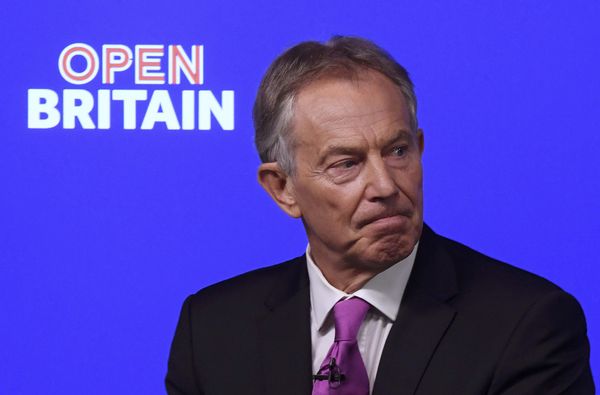 Former British Prime Minister Tony Blair delivers a keynote speech at a pro-Europe event in London, Britain, February 17, 2017.  - Sputnik International