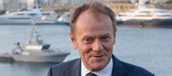 European Council President Donald Tusk addresses the media on the eve of a European Union leaders summit in Valletta, Malta February 2, 2017. European Council President Donald Tusk addresses the media on the eve of a European Union leaders summit in Valletta, Malta February 2, 2017. - Sputnik International
