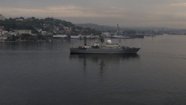 Russian warship Viktor Leonov. (File) Russian warship Viktor Leonov. (File) - Sputnik International