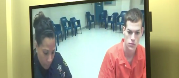 Johnathan Cromwell, seated right, charged with shooting and killing 60-year-old Jiansheng Chen - Sputnik International