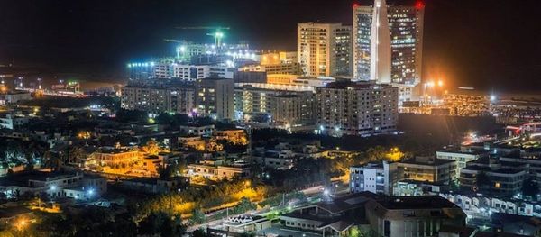 Night view of Clifton, an area of Pakistani city of Karachi. - Sputnik International