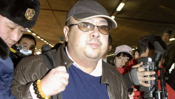 Kim Jong Nam arrives at Beijing airport in Beijing, China, in this photo taken by Kyodo February 11, 2007. Picture taken February 11, 2007 Kim Jong Nam arrives at Beijing airport in Beijing, China, in this photo taken by Kyodo February 11, 2007. Picture taken February 11, 2007 - Sputnik International