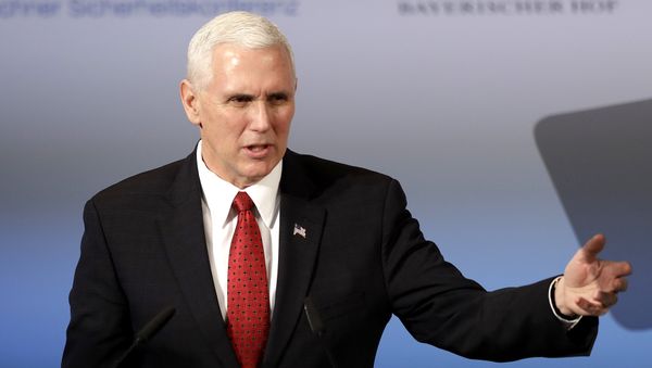United States Vice President Mike Pence speaks during the Munich Security Conference in Munich, Germany - Sputnik International